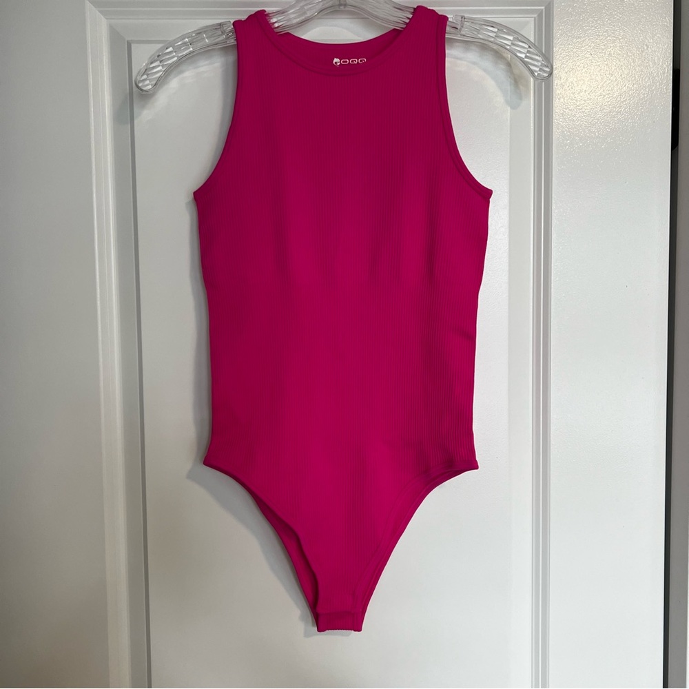 BRAND NEW neon pink bodysuit